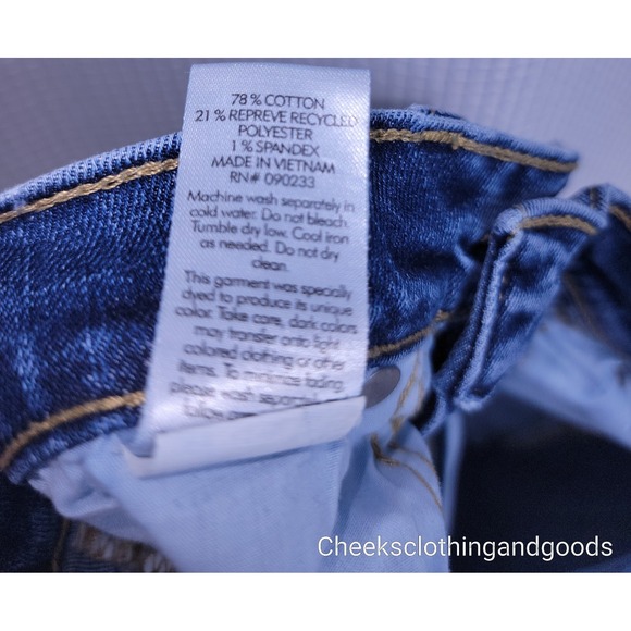 Pacsun Slim Taper Indigo Wash Distressed Jeans Mens  29x30 - Picture 9 of 10